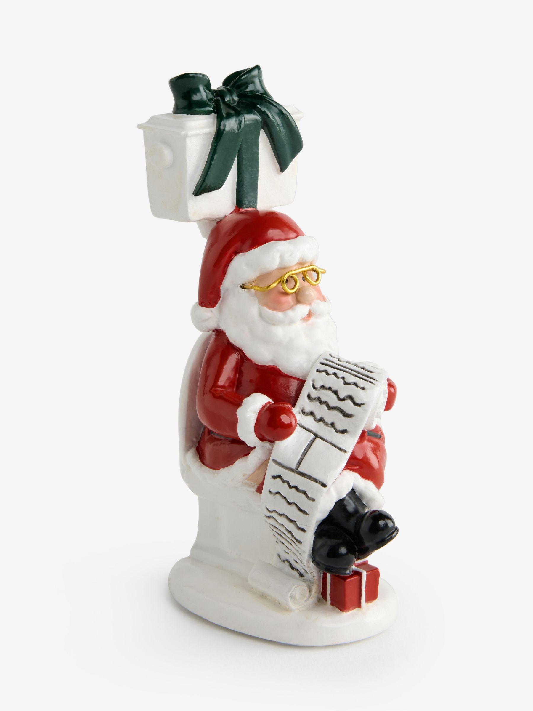 Buy Red Santa Ornament from Next USA