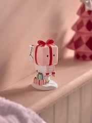 Pink Christmas Present Bathroom Ornament - Image 1 of 5