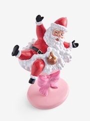 Red Christmas Santa Cocktail Bathroom Ornament - Image 5 of 5