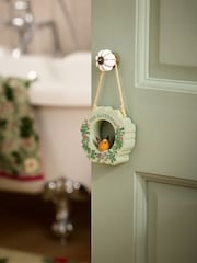 Christmas Robin Bathroom Sign Ornament - 5의 이미지 1