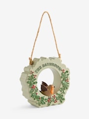 Christmas Robin Bathroom Sign Ornament - 5의 이미지 4