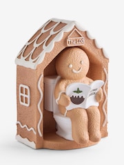 Natural Christmas Gingerbread Bathroom Ornament - Image 4 of 5