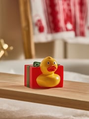 Red Christmas Duck Light Up Bathroom Toy - Image 2 of 4