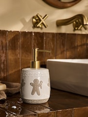 Natural Christmas Gingerbread Soap Dispenser - Image 1 of 3