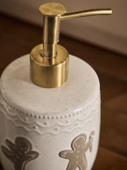 Natural Christmas Gingerbread Soap Dispenser - Image 2 of 3