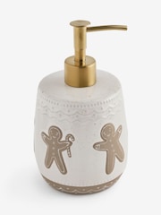 Natural Christmas Gingerbread Soap Dispenser - Image 3 of 3