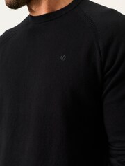 FatFace Rye Black Crew Neck Knitted Jumper - Image 4 of 5