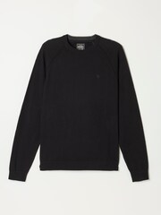 FatFace Rye Black Crew Neck Knitted Jumper - Image 5 of 5
