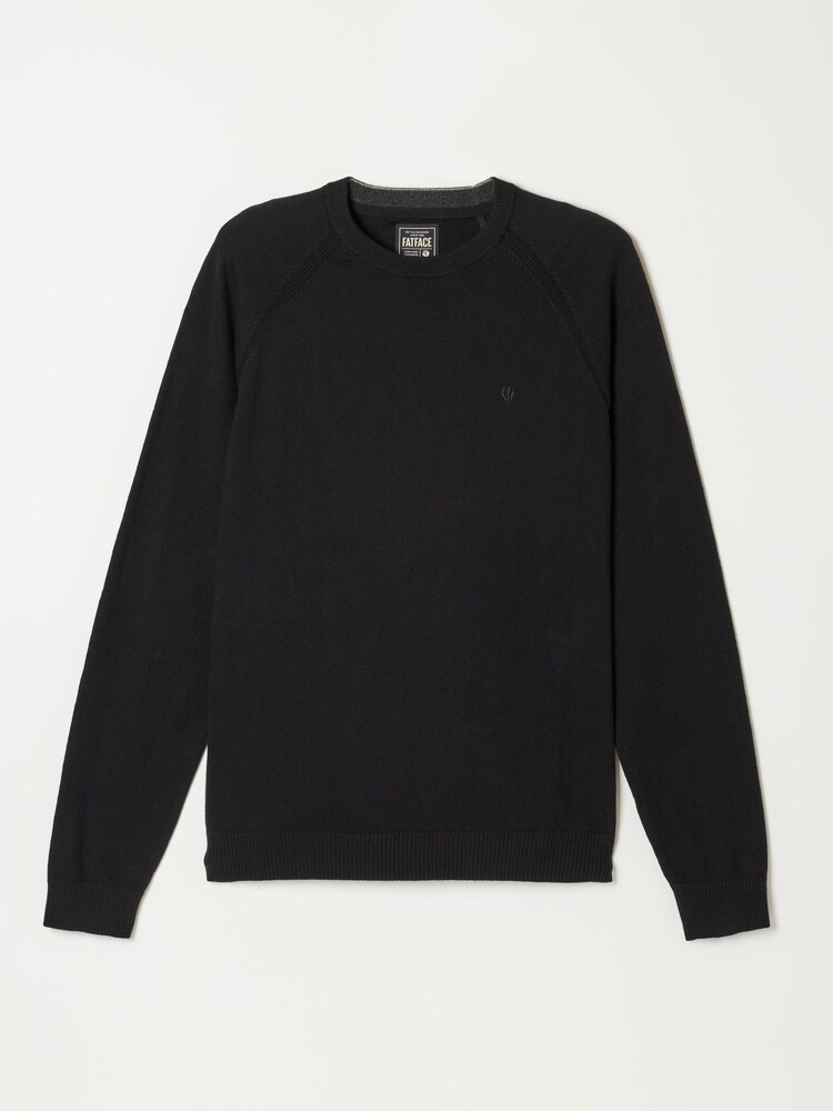 FatFace Rye Black Crew Neck Knitted Jumper - Image 5 of 5 FatFace Rye Black Crew Neck Knitted Jumper - Image 5 of 5