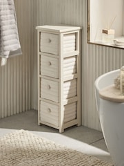 Natural Rib Borg Slim Storage Bathroom Drawers - Image 1 of 7