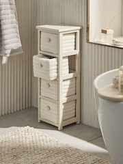 Natural Rib Borg Slim Storage Bathroom Drawers - Image 3 of 7