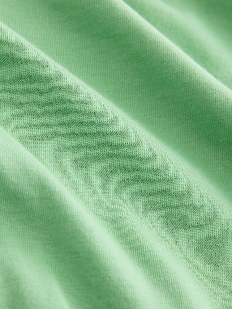 ירוק - Grown On Cap Sleeve T-Shirt - תמונה 8 מתוך 8
