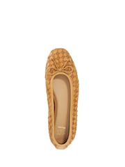 Dune London Brown Heat Ballet Pumps - Image 4 of 5