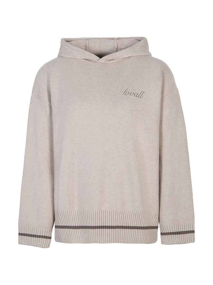 LOVALL Natural Soft Knit Hooded Jumper - Image 6 of 6