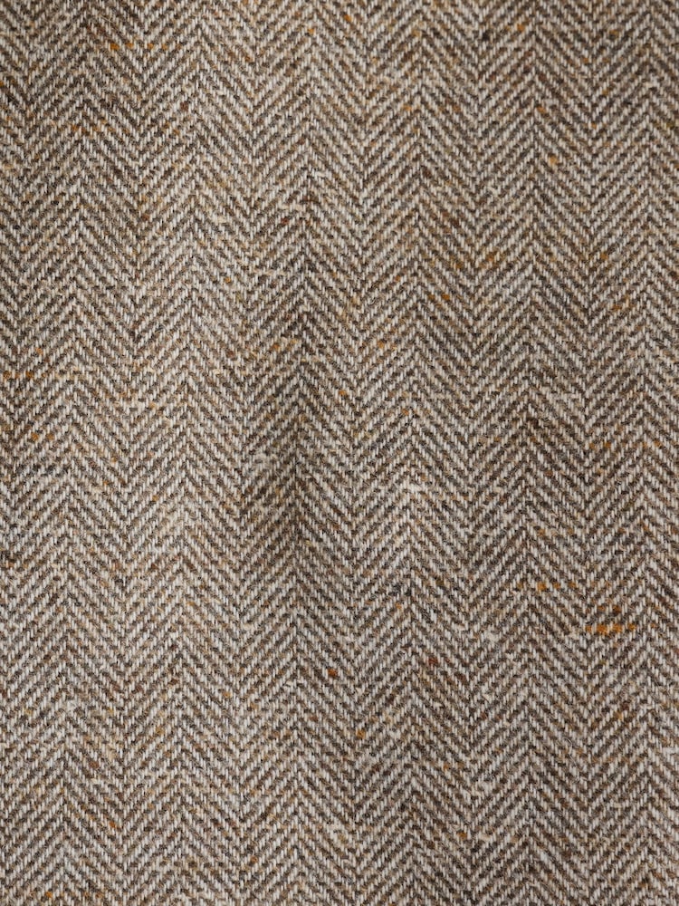 Stone N. Premium Tailored Fit Nova Fides Italian Wool Textured Herringbone Suit Waistcoat - Image 10 of 10 Stone N. Premium Tailored Fit Nova Fides Italian Wool Textured Herringbone Suit Waistcoat - Image 10 of 10
