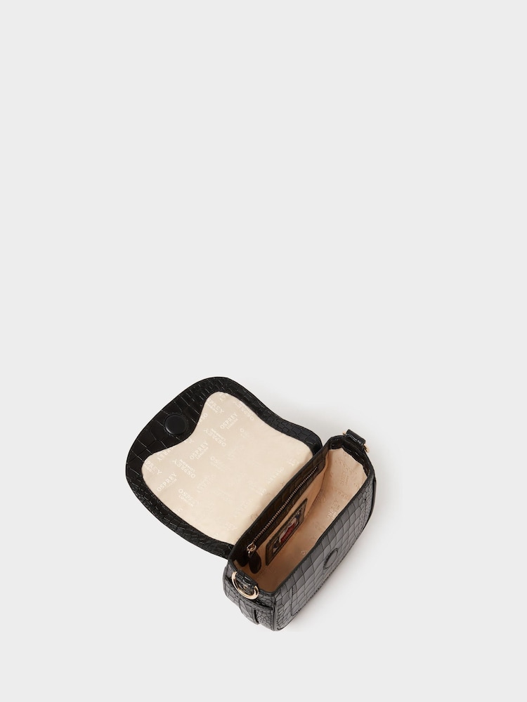 Osprey London The Piper Mini Leather Crossbody Bag - Image 5 of 5 Osprey London The Piper Mini Leather Crossbody Bag - Image 5 of 5