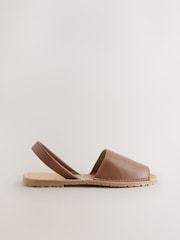 Lichtbruin - Slingback sandalen - Afbeelding 3 van 5