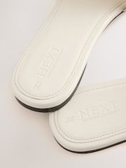 White/Cream Forever Comfort® Embellished Fanta Mule Sandals - Image 5 of 5