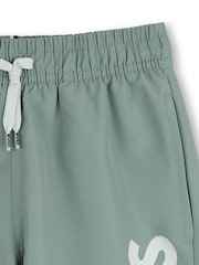 BOSS Green Leg Logo Swim Shorts - Image 3 of 3
