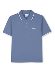 BOSS Logo Short Sleeve Polo Shirt - Imaginea 1 din 3