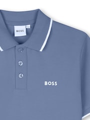 BOSS Logo Short Sleeve Polo Shirt - Imaginea 3 din 3