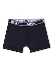Schwarz - Boss Boxershorts mit Logo, 5er-Pack - Bild 3 von 6