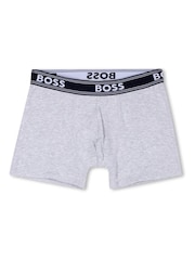Schwarz - Boss Boxershorts mit Logo, 5er-Pack - Bild 5 von 6