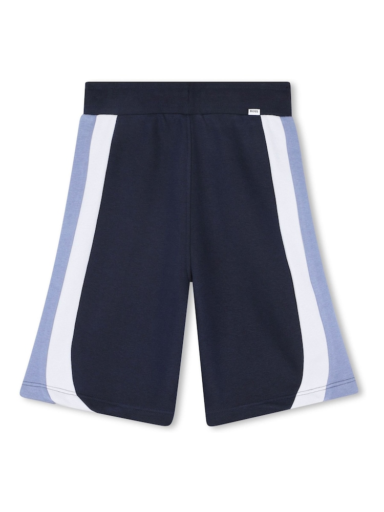 BOSS Blue Bermuda Shorts - Image 2 of 4