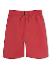 BOSS Black Leg Logo Swim Shorts - Image 2 of 3