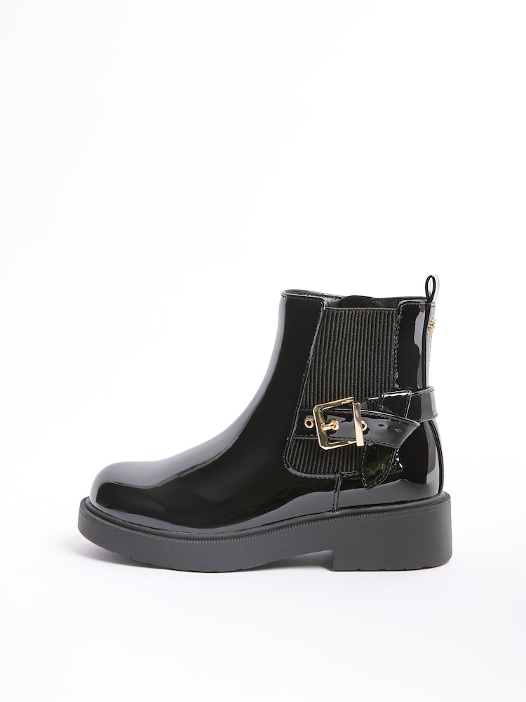 Lipsy Black Patent Boots - Image 5 of 5 Lipsy Black Patent Boots - Image 5 of 5