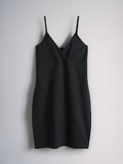 The Set 2 Pack Short Cami Jersey Dresses Black/Chocolate Brown - Image 7 of 10