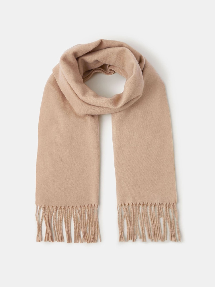 Accessorize Brown Plain Wool Scarf - Image 3 of 3 Accessorize Brown Plain Wool Scarf - Image 3 of 3