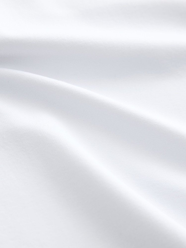 White Soft Touch Slinky Scoop Neck Vest Top - Image 7 of 7