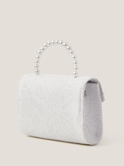 Monsoon Cream Rosette Pearl Mini Bag - Image 2 of 4