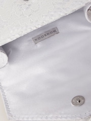 Monsoon Cream Rosette Pearl Mini Bag - Image 4 of 4