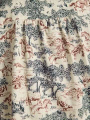 Joules Harriet Multi Toile Tie Neck Blouse - Image 6 of 7