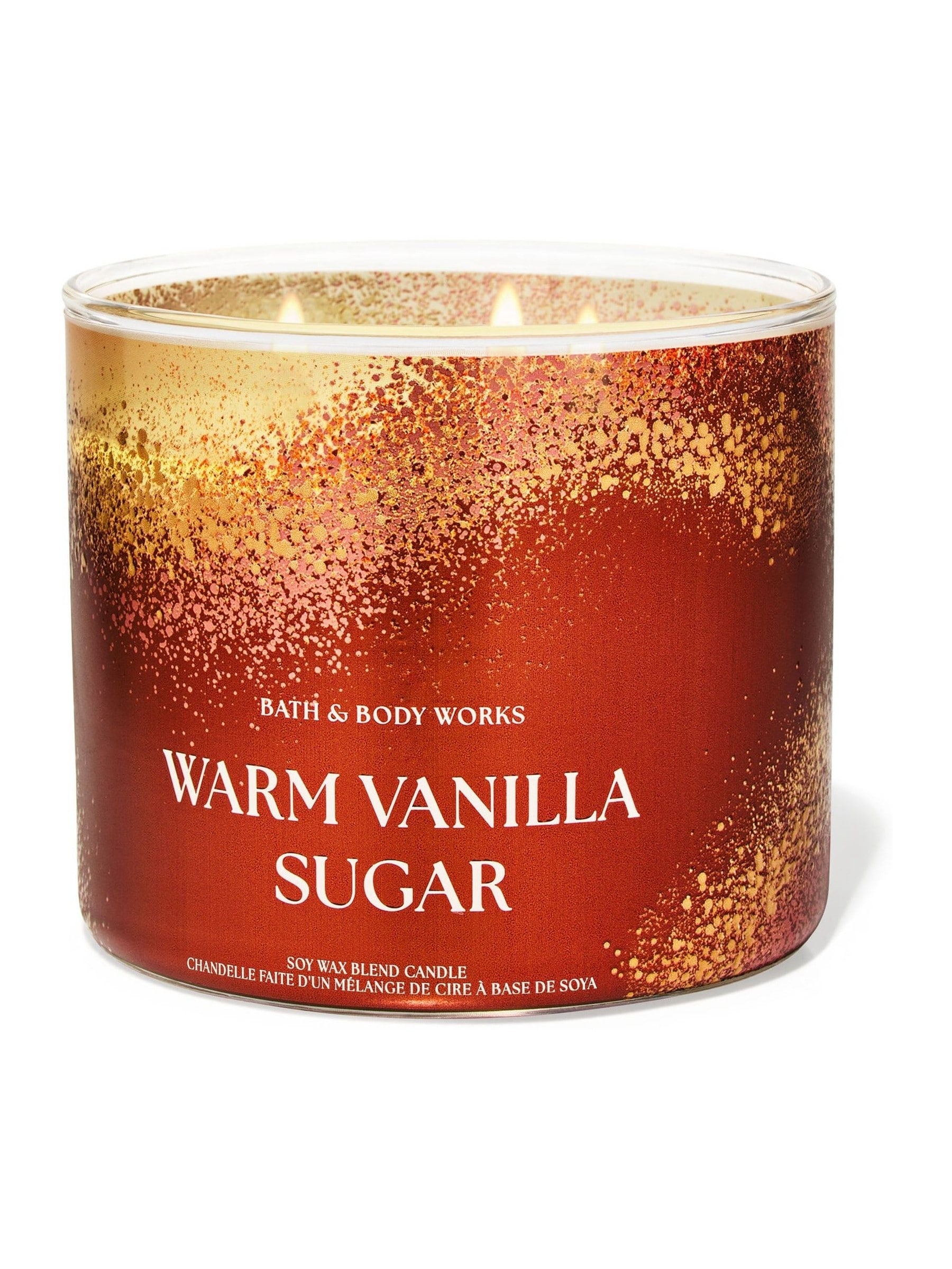 Bath & Body Works Warm Vanilla Sugar 3 Wick Candle 411g