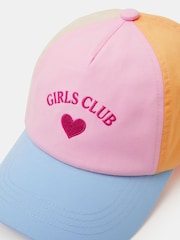 Angels By Accessorize Pink Club Colourblock Baseball Cap - Image 2 of 2