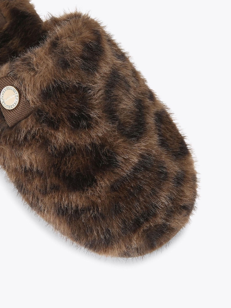 Carvela Brown JACKPOT FUR Slippers - Image 4 of 4 Carvela Brown JACKPOT FUR Slippers - Image 4 of 4