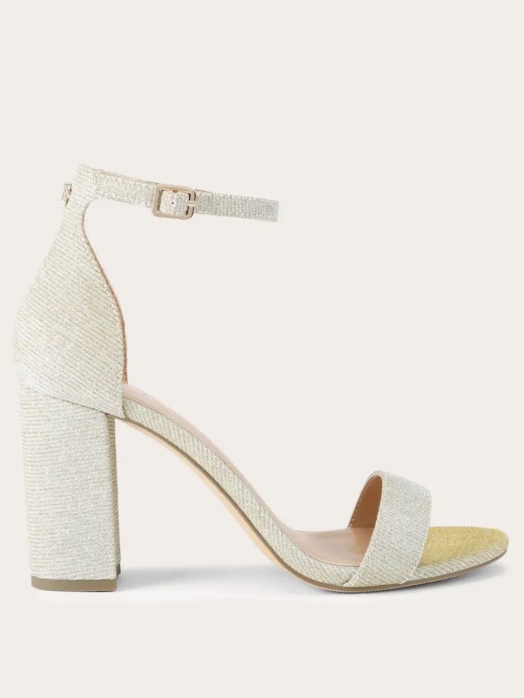 Gold - Carvela Capo Sandalen mit Blockabsatz - Bild 2 von 5