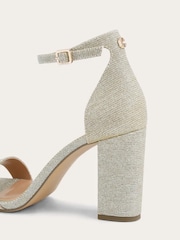 Gold - Carvela Capo Sandalen mit Blockabsatz - Bild 4 von 5