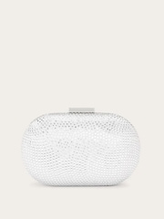 Carvela Silver Pietra Hard Clutch Bag - Image 3 of 5
