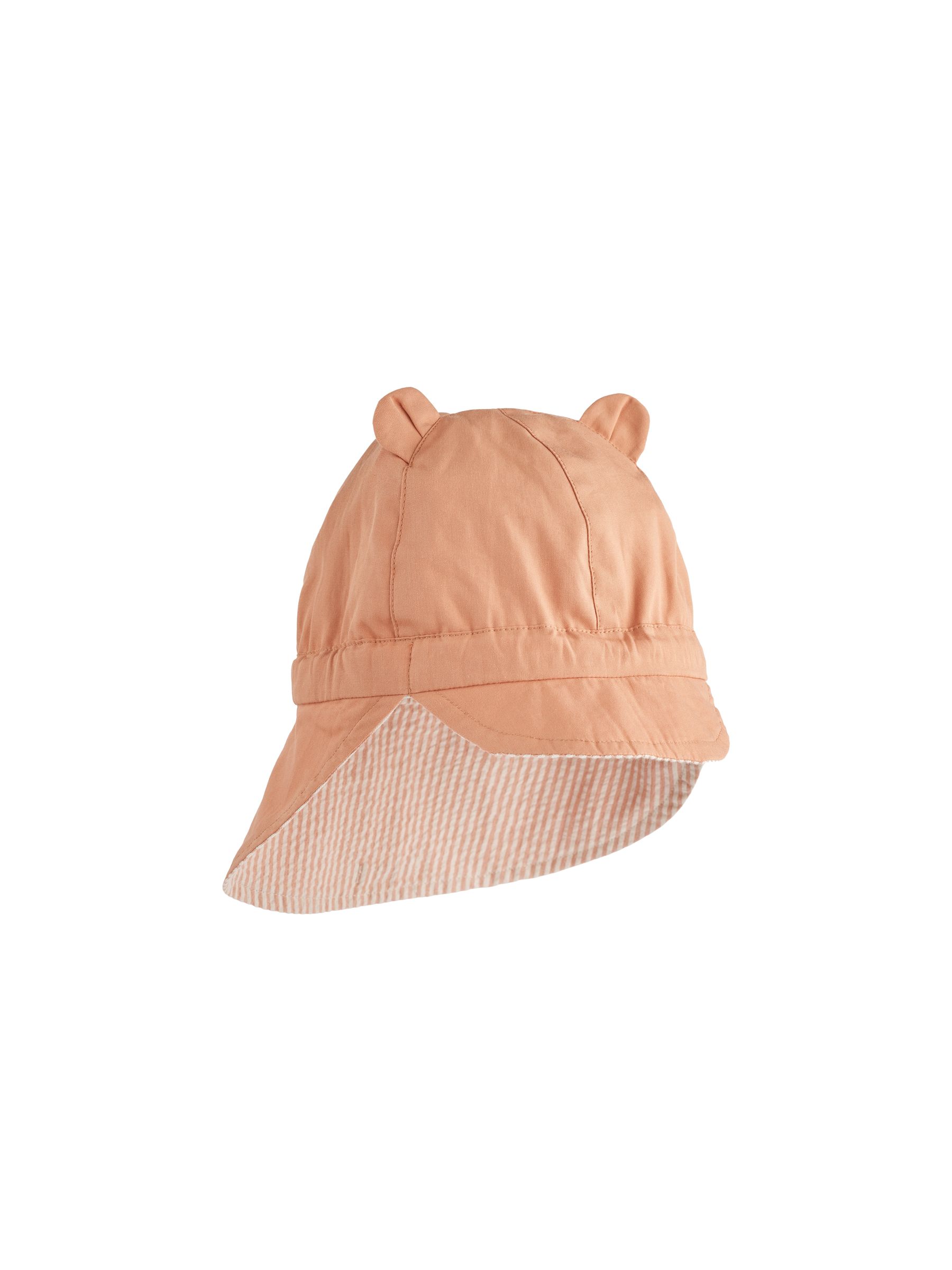 Buy Liewood Pink Gorm Reversible Seersucker Sun Hat With Ears from