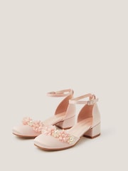 Rosa - Monsoon Flower Embellished Closed Toe hæler - Bilde 1 av 3