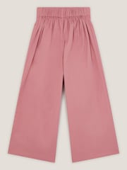 Monsoon Pink Floral Embroidered Scallop Trousers - Image 3 of 4