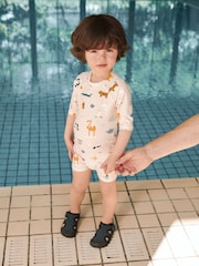 Liewood Thor Baby Cream Swimsuit - Image 1 of 4