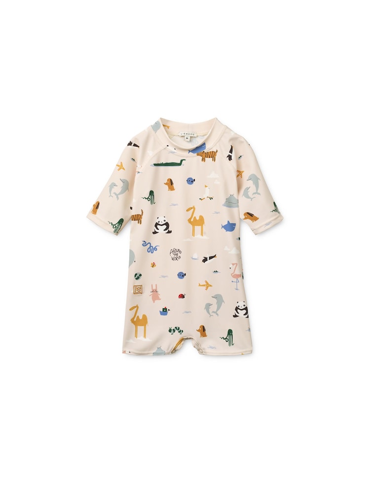 Liewood Thor Baby Cream Swimsuit - Image 2 of 4