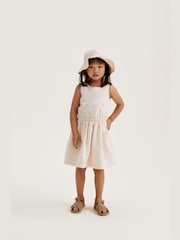 Liewood Amelia Anglaise Cream Sun Hat - Image 1 of 5