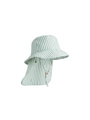 Liewood Blue Damona Seersucker Sun Hat - Image 1 of 4