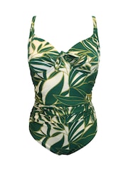 Pour Moi Ivory/Green Tropical Non Padded Underwired St Kitts Underwired Non Padded Swimsuit - Image 3 of 4